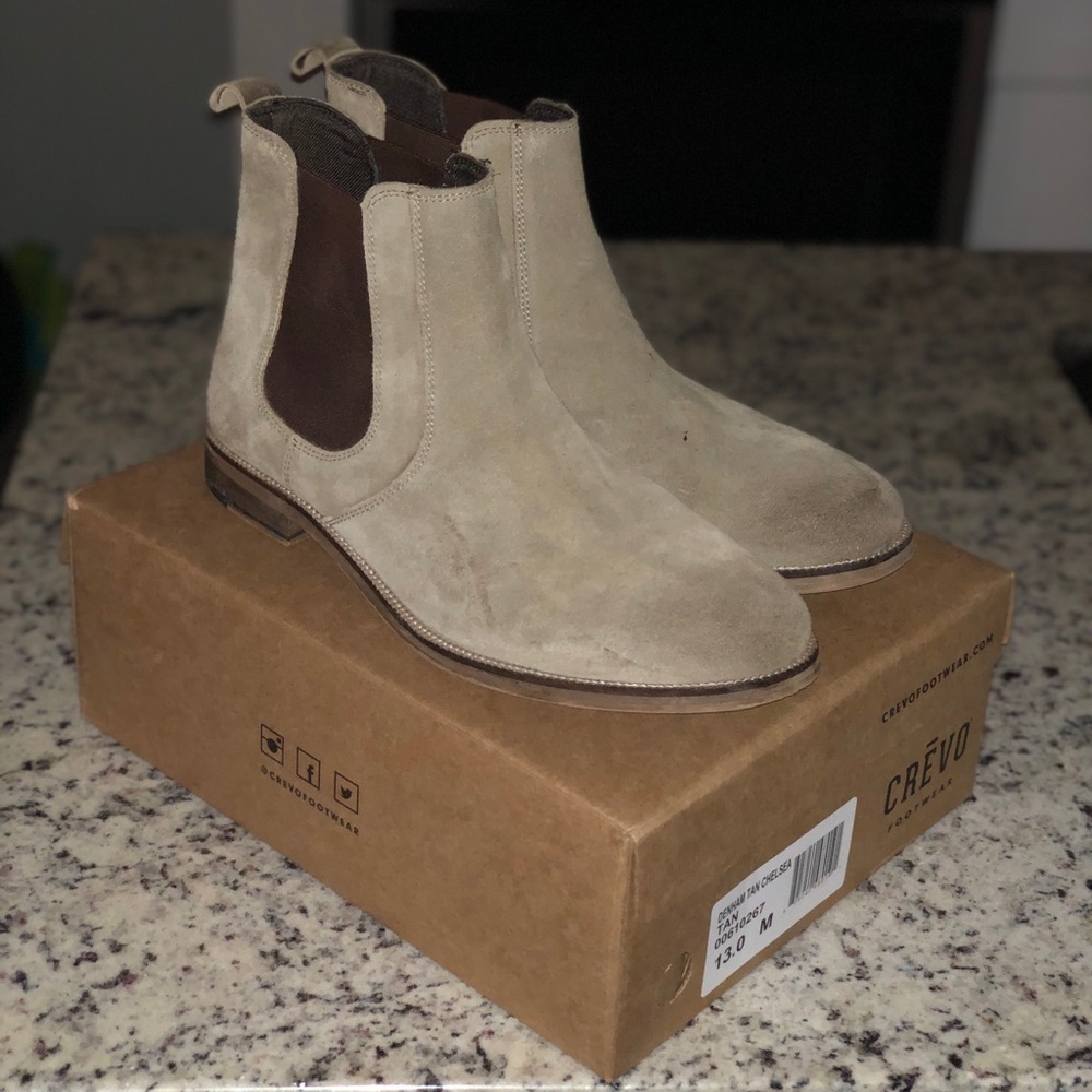 Denham Tan Chelsea Boots
